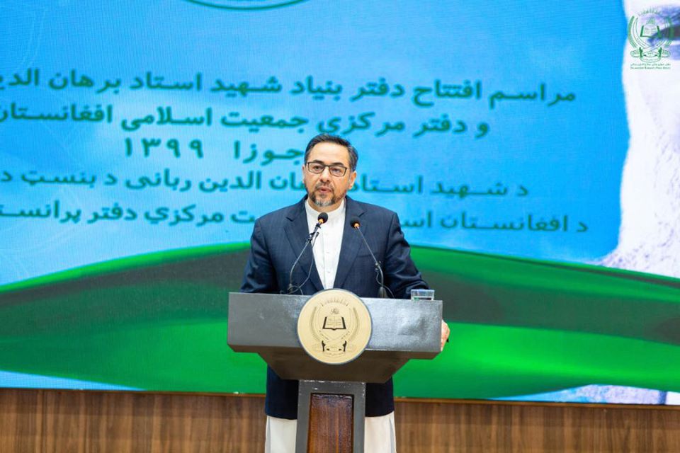 ربانی عضویت قانونی، نور و ۵ عضو دیگر حزب جمعیت را تعلیق کرد/ تاکید ربانی بر مخالفت با توافقنامه سیاسی غنی و عبدالله