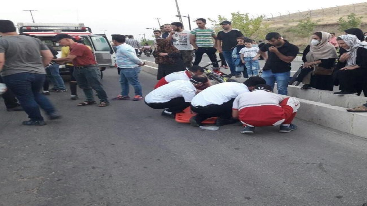 دو حادثه در جاده سلامت قزوین