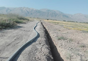 پیشرفت ۶۰ درصدی طرح آبرسانی به شهر فارغان