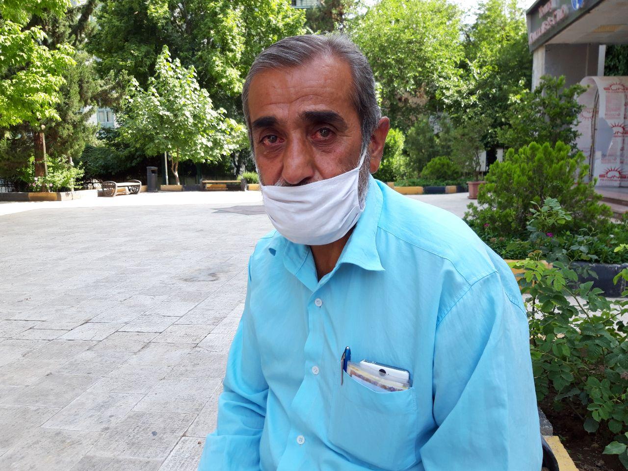 آرزویی به بزرگی یک سقف/ پای درددل مردی که کرونا کمرش را خم کرده است