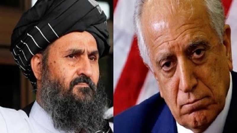 گفتگوی خلیلزاد و معاون طالبان در قطر
