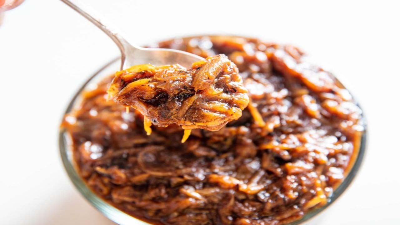 طرز تهیه پیاز کاراملی