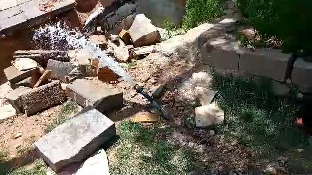 هدررفت آب شرب در کرمانشاه + فیلم