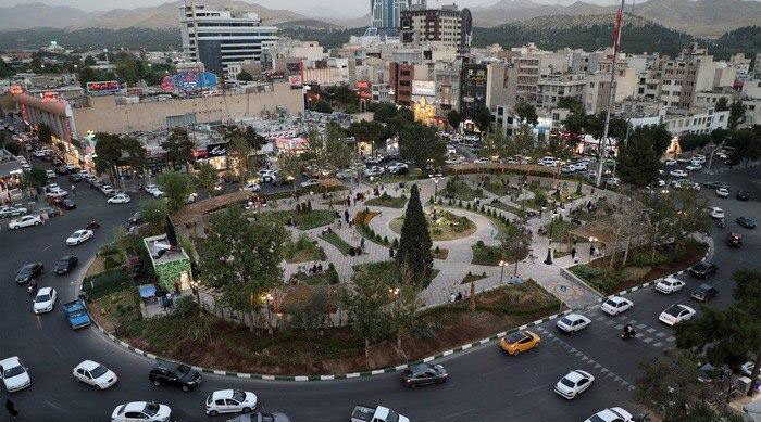 میدان قمر بنی هاشم (ع) بازپیرایی شد