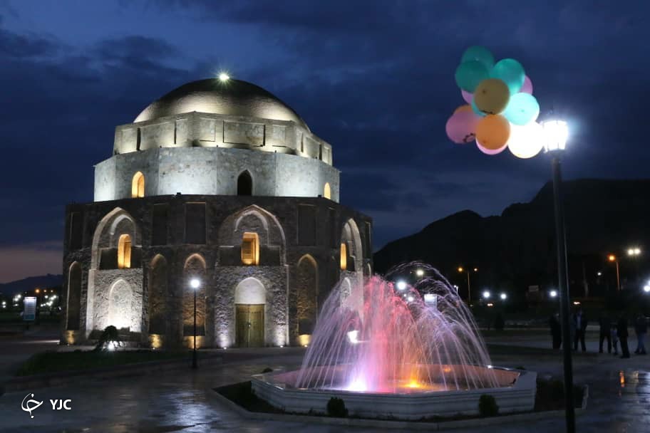 بهره برداری از پروژه بهسازی محوطه گنبدجبلیه در کرمان