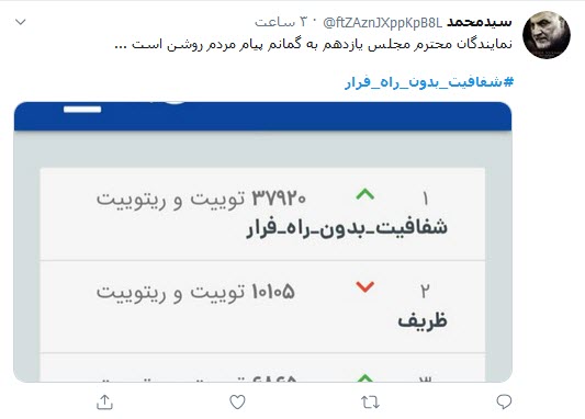 #شفافیت_بدون_راه_فرار، راه حلی برای پایان پرونده&zwnj;های فساد مالی