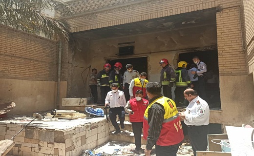 انفجار گاز در اهواز حادثه آفرید
