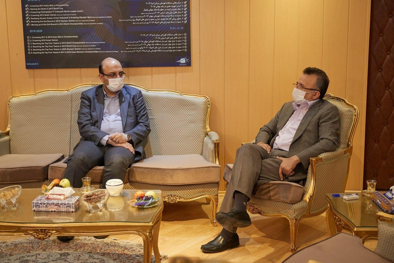 دیدار رئیس فدراسیون والیبال با معاون وزیر ورزش و جوانان