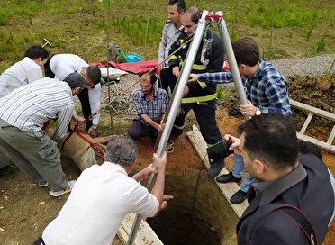 سقوط مرگبار کارگر حفار در تالش