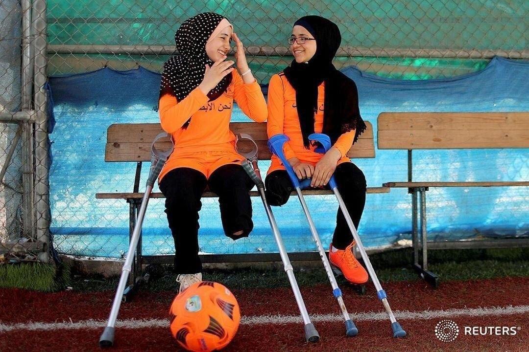 دختران فلسطینی بار دیگر پا به توپ شدند