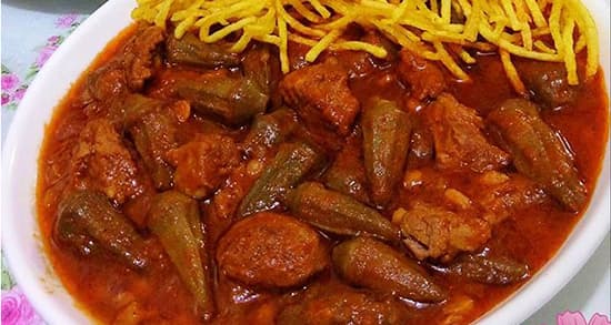 طرز تهیه خورشت بامیه عربی
