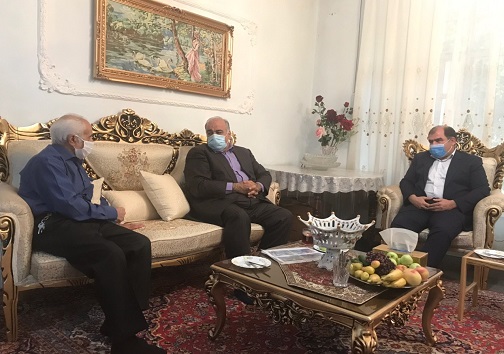 حضور استاندار کرمانشاه در منزل پیشکسوتان وزنه برداری