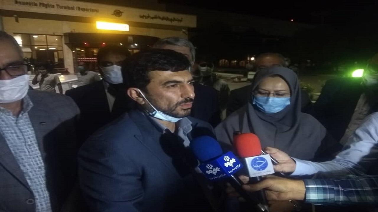 سرپرست وزارت صمت وارد فرودگاه زاهدان شد
