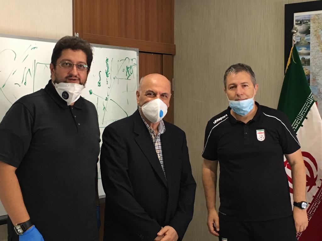 جلسه اسکوچیچ با سرمربی پارس جنوبی