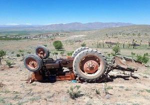 واژگونی تراکتور