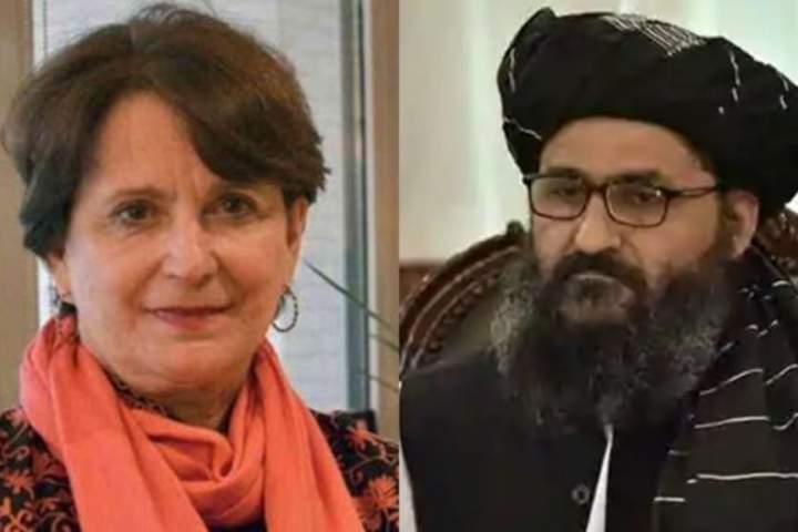 گفتگوی نماینده سازمان ملل در افغانستان با معاون طالبان