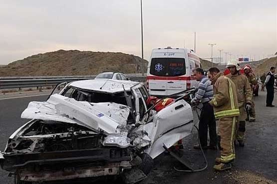 یک کشته در برخورد اتوبوس با پراید در اسفراین