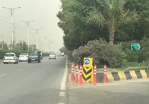 نصب و جانمایی علائم ترافیکی در اهواز