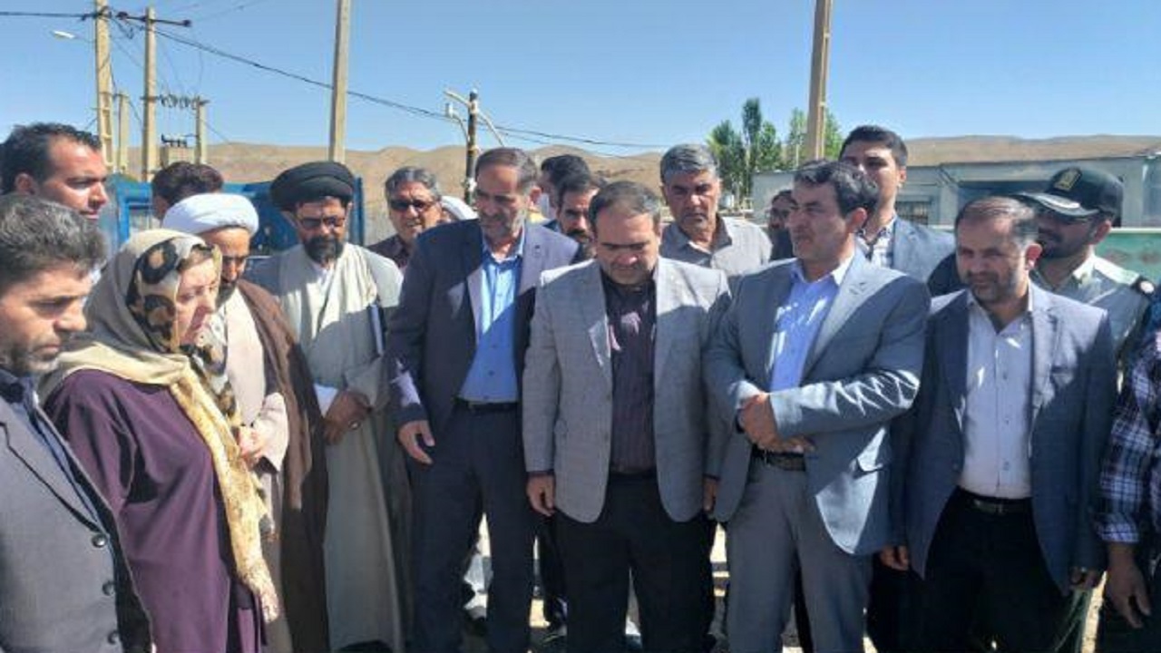 کلنگ زنی مدرسه خیرساز در آوج