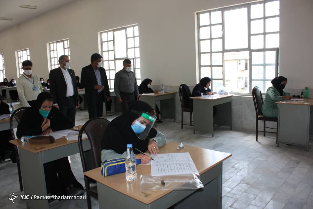 نخستین آزمون استخدامی حضوری پس از شیوع کرونا در فارس