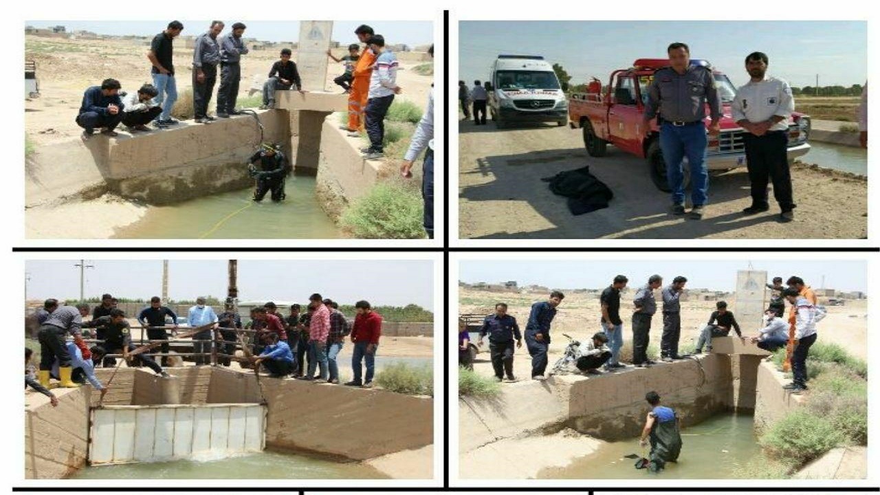 پیدا شدن جسد دختر چهار ساله غرق شده در کانال آب کشاورزی