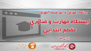 دانلود فیلم کلاس ایستگاه مهارت و فناوری ویژه مقطع ابتدایی مورخ ۲۱ تیر