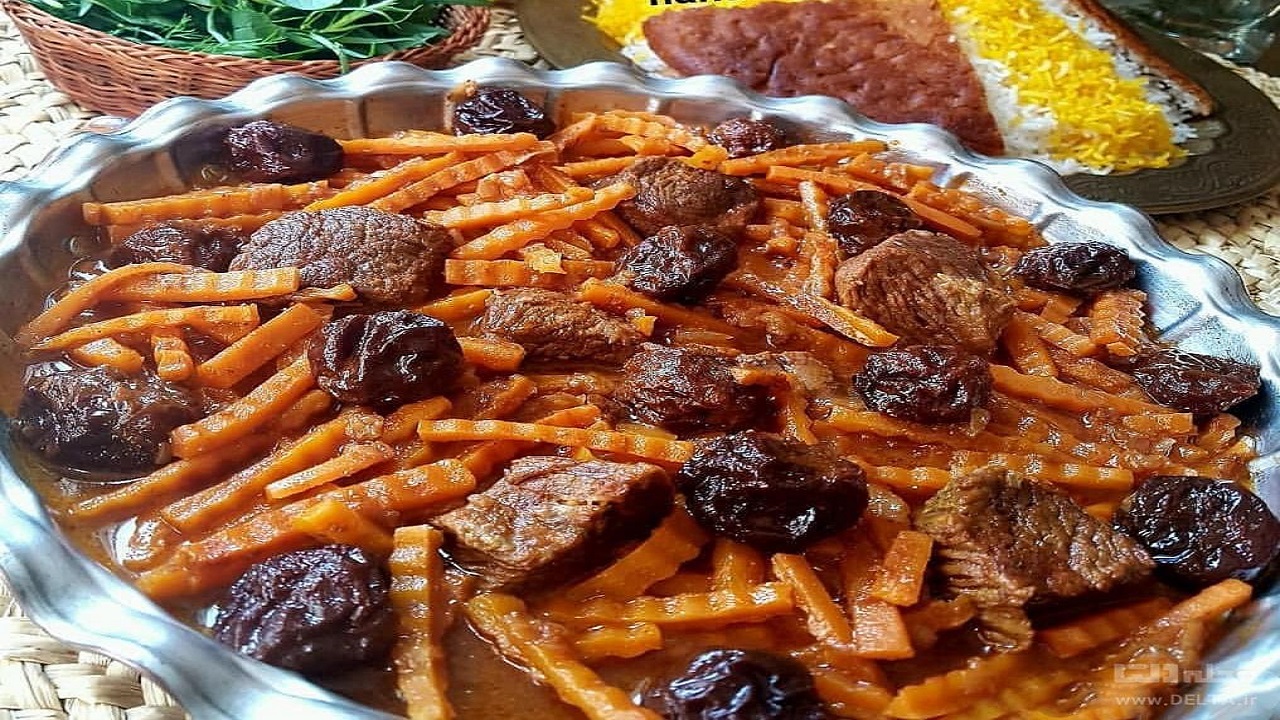 طرز تهیه خورشت هویج تبریزی