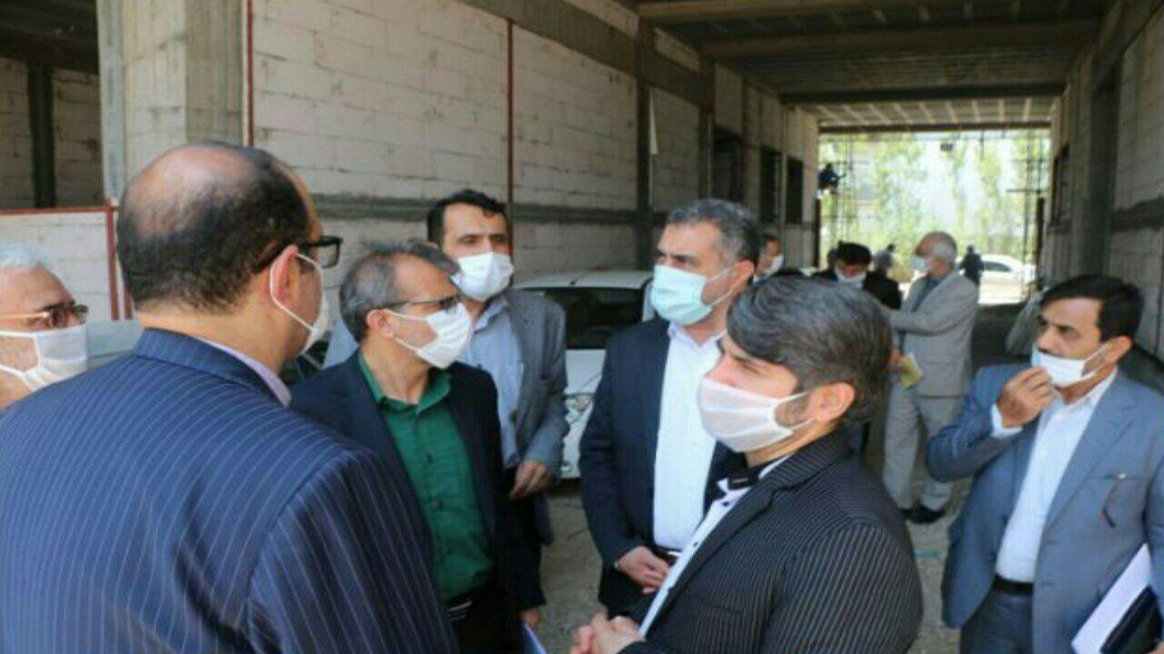 بازدید از بزرگترین مدرسه در حال ساخت در مازندران