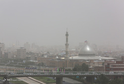 ریزگردها در آسمان اهواز