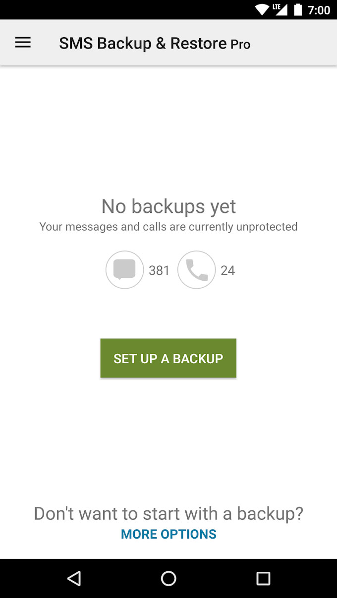 دانلود SMS Backup 3.0.0.6 &ndash; اپلیکیشن پشتیبان&zwnj;گیری پیامک&zwnj;ها