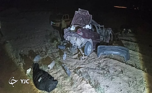 حادثه&zwnj;ی دلخراش رانندگی در محور نهبندان - شوسف