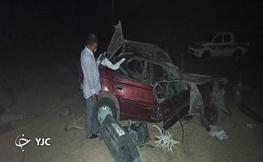حادثه&zwnj;ی دلخراش رانندگی در محور نهبندان - شوسف