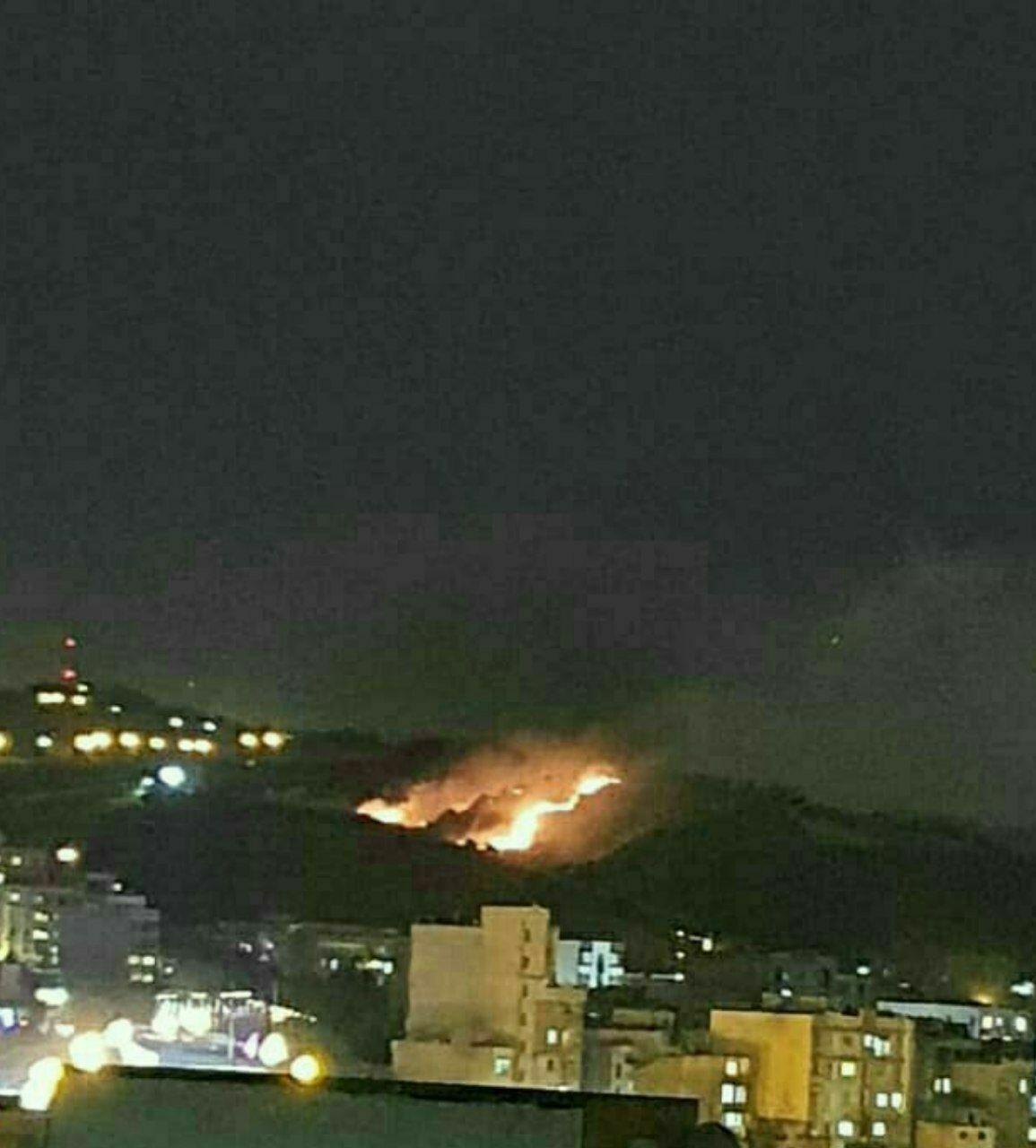 جزئیات حادثه آتش سوزی جنگل شیان