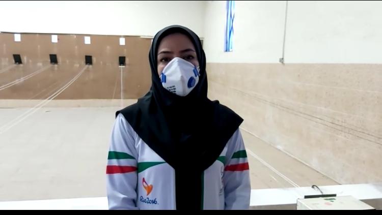 قهرمان پاراتیراندازی جهان به پویش من ماسک می‌زنم، پیوست