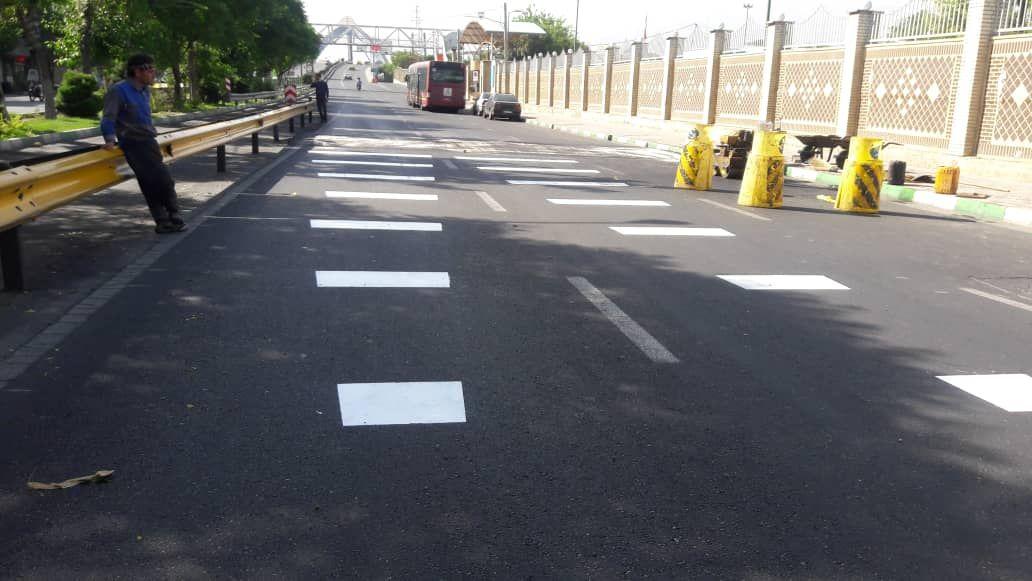 احداث سرعت&zwnj;کاه آسفالتی در مسیر جنوب به شمال خیابان دشت آزادگان