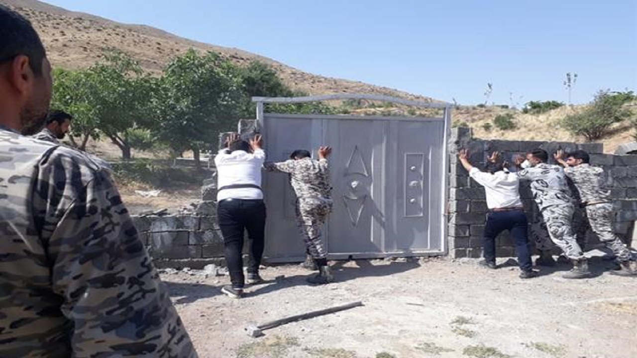 رفع تصرف ۳ قطعه زمین در البرز