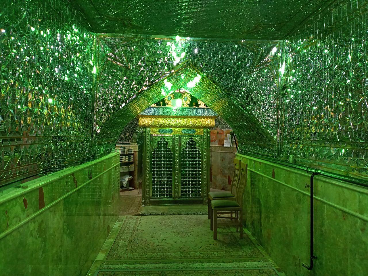 نمایی از امامزاده میرسید حسین بن سید عبدالغفار در «اسکو» + فیلم