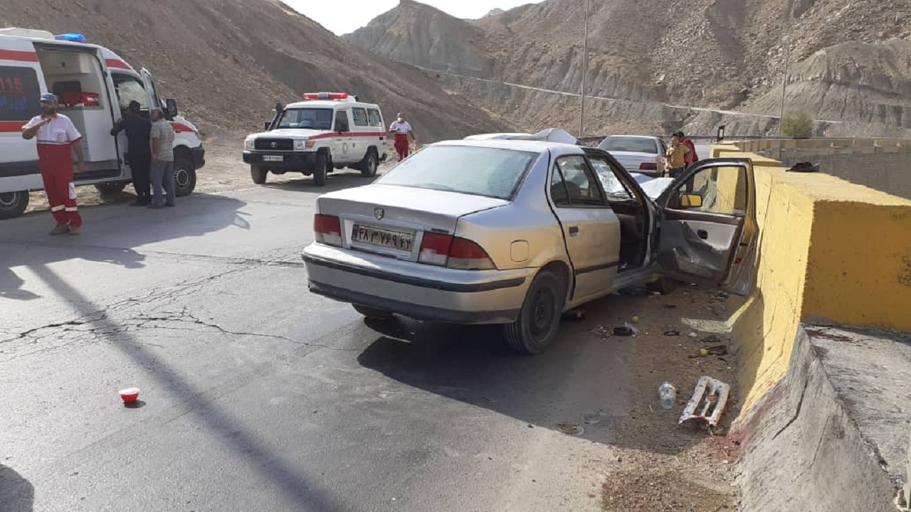 دو حادثه رانندگی در جاده برازجان-شیراز ۱۰ مصدوم داشت