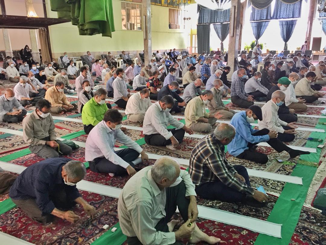 نماز جمعه در طرقبه با حفظ پروتکل&zwnj;های بهداشتی برگزار شد