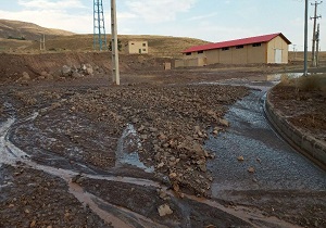 سیل در شهرک صنعتی شهرستان کوثر خسارتی نداشت