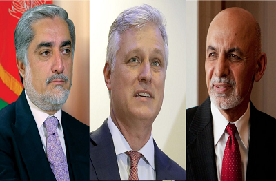 گفتگوی تلفنی مشاور امنیت ملی کاخ سفید با اشرف غنی و عبدالله