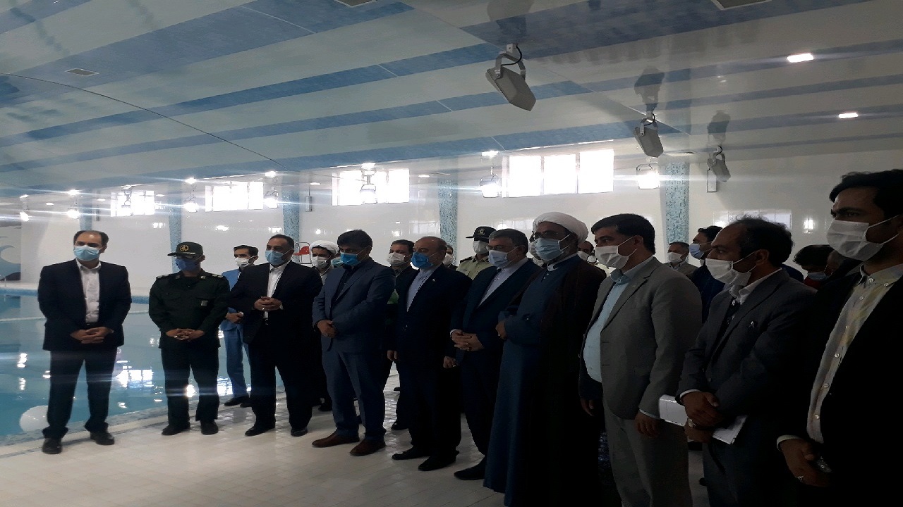 استخر سرپوشیده در شهرستان سربیشه افتتاح شد