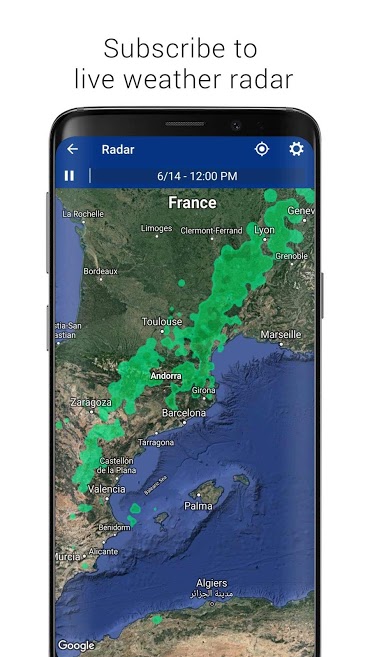 دانلود Transparent clock & weather