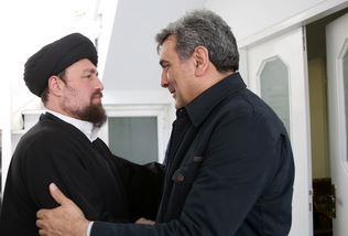 شهردار تهران و سید حسن خمینی در جشن تولد بهشت زهرا (س) + تصاویر