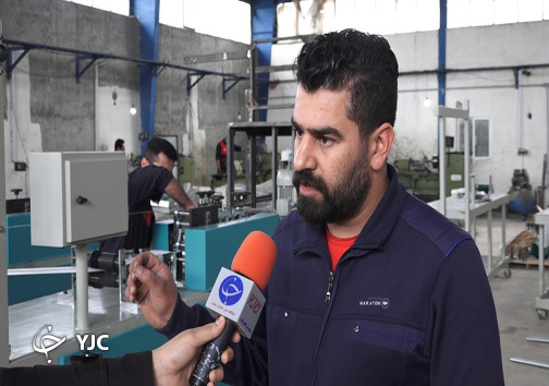 ساخت نخستین دستگاه تولید ماسک کشور در مازندران + فیلم