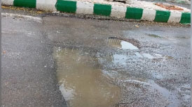 وضع نامناسب معابر در«هرسین» + فیلم