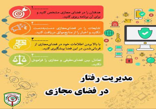 رفتارتان را در فضای مجازی مدیریت کنید