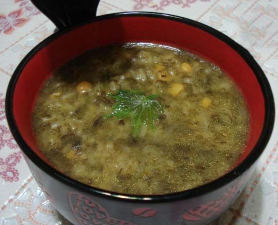 طرز تهیه آش برگ مو