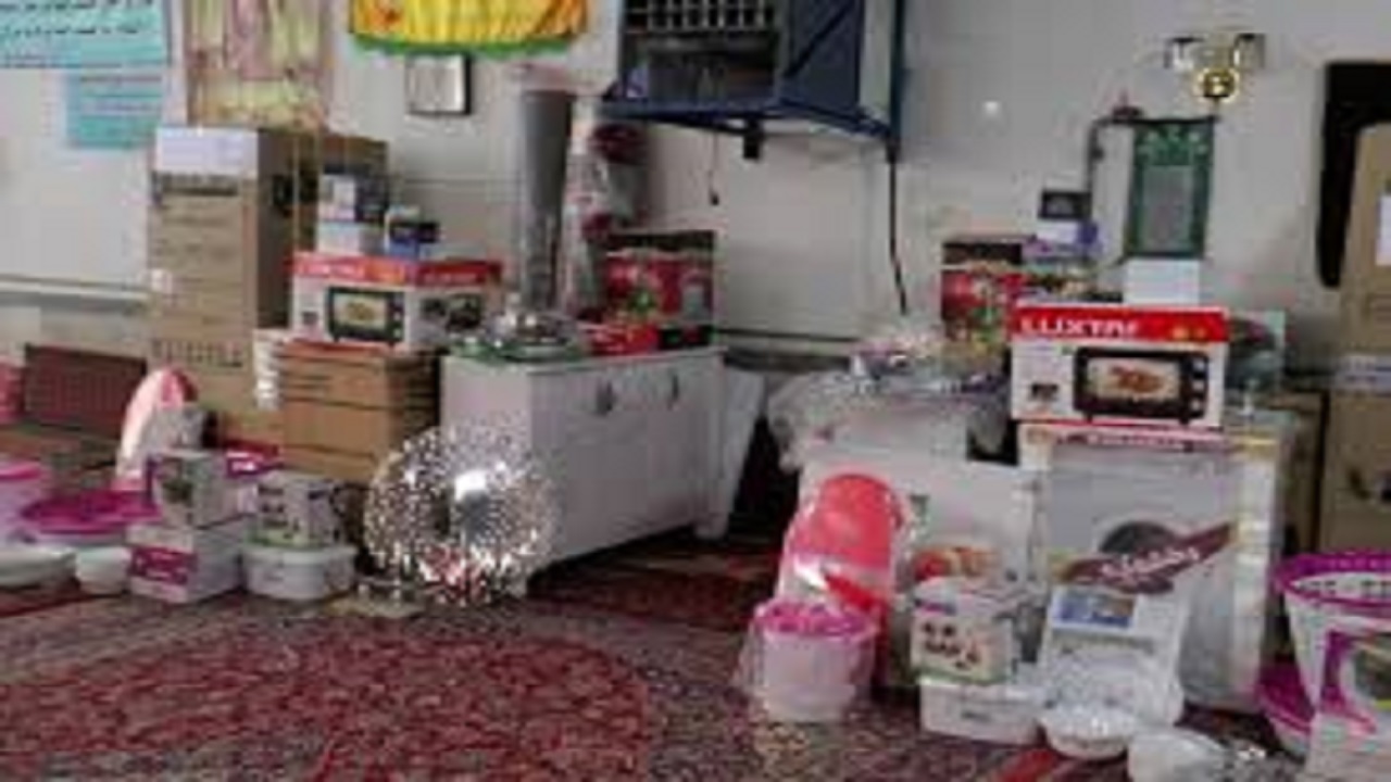 اهدای ۱۰۰سری جهیزیه به همت کمیته امداد تربت جام به نوعروسان