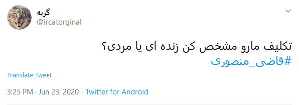 واکنش کاربران به مرگ مشکوک قاضی منصور د رومانی